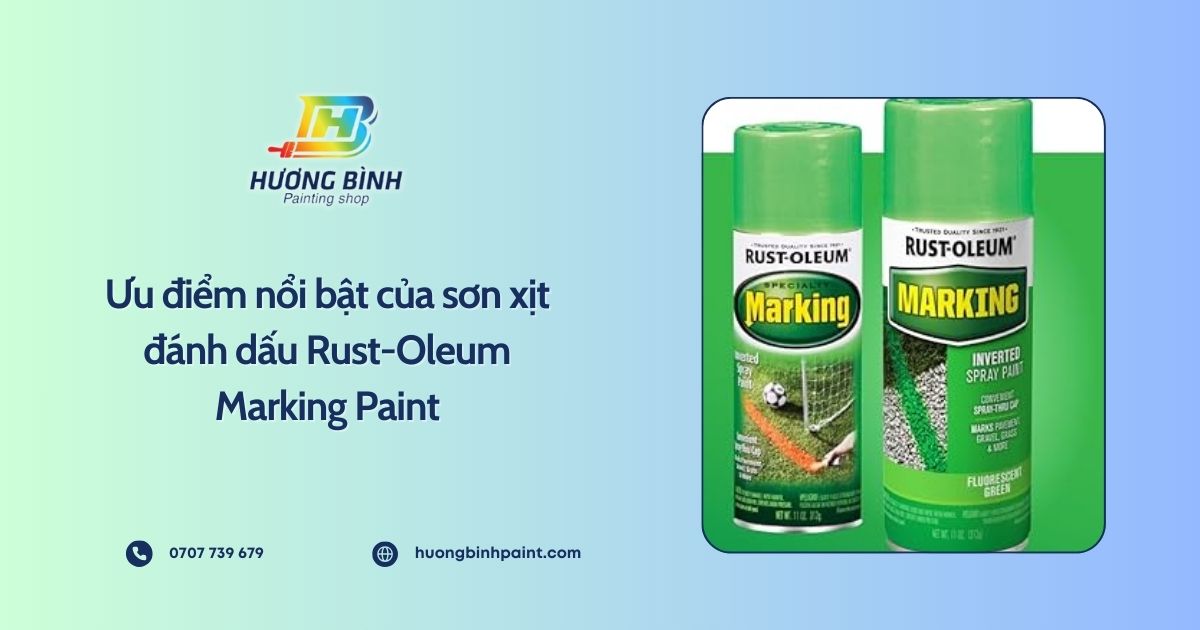 Ưu điểm nổi bật của sơn xịt đánh dấu Rust-Oleum Marking Paint
