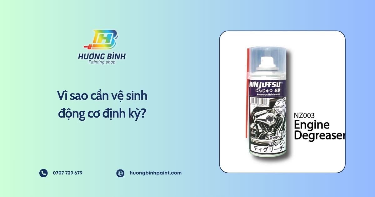 Vì sao cần vệ sinh động cơ định kỳ?