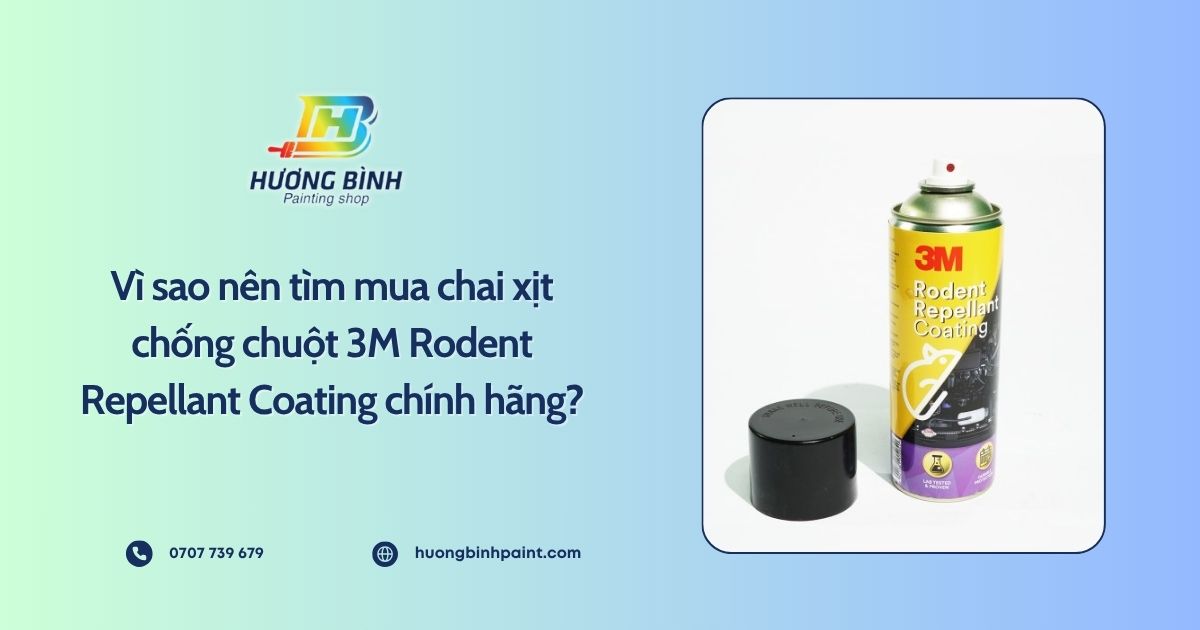 Vì sao nên tìm mua chai xịt chống chuột 3M Rodent Repellant Coating chính hãng?
