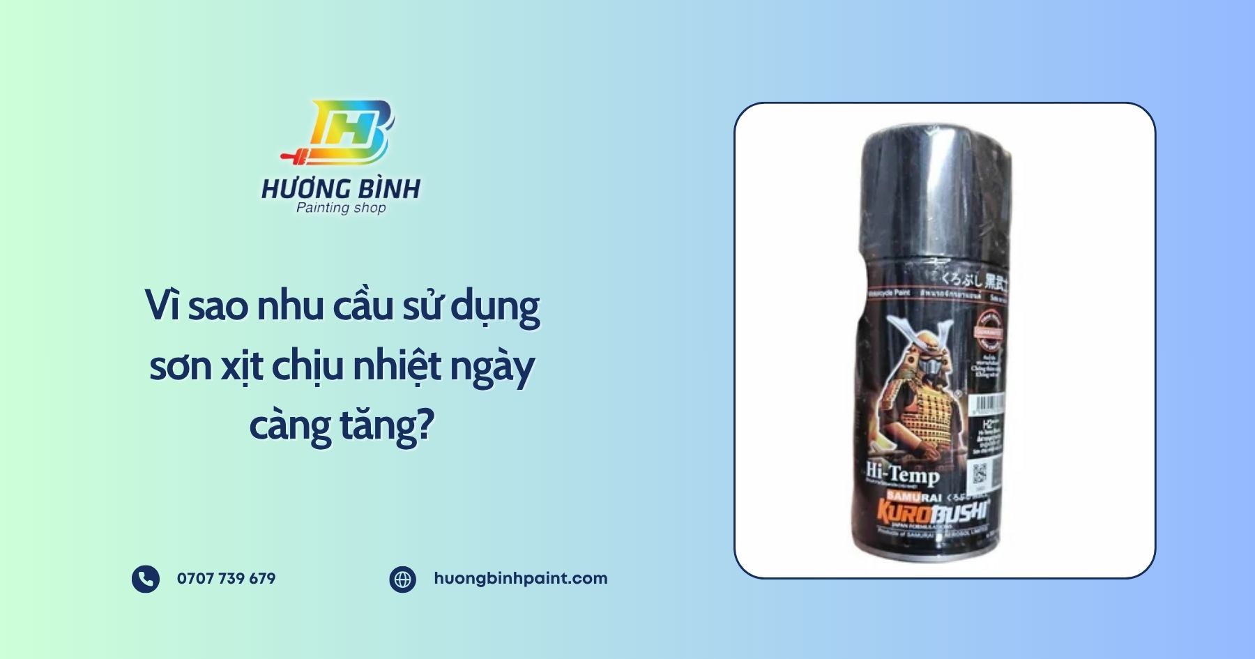 Vì sao nhu cầu sử dụng sơn xịt chịu nhiệt ngày càng tăng?