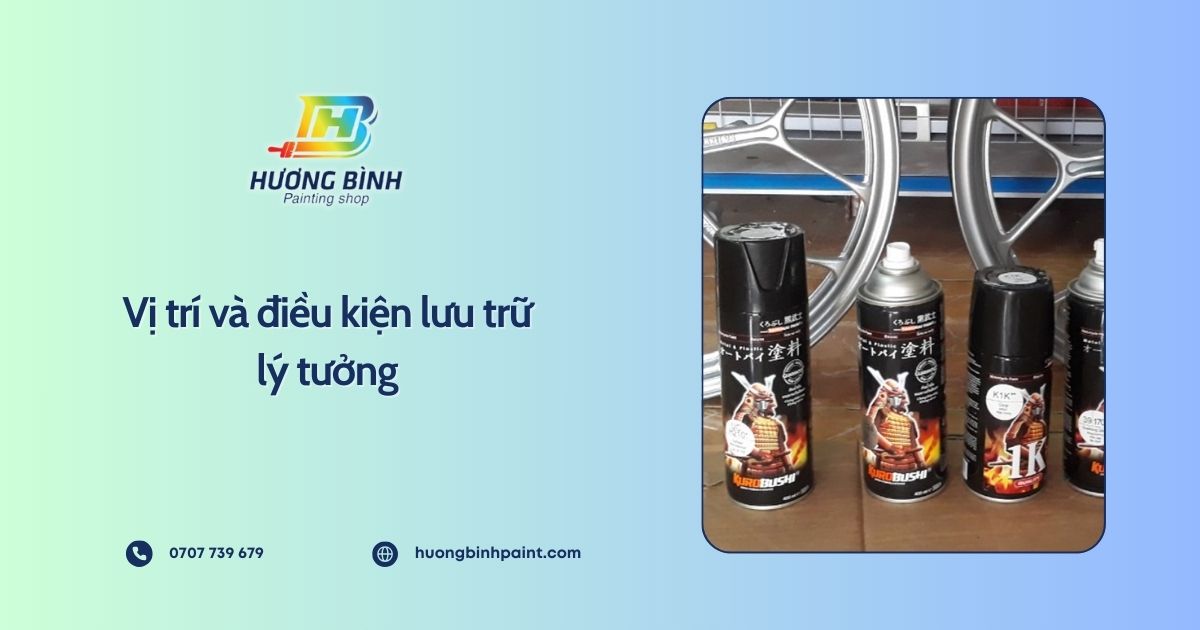 Vị trí và điều kiện lưu trữ lý tưởng