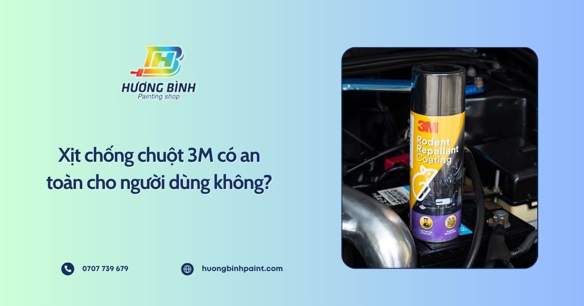 Xịt chống chuột 3M có an toàn cho người dùng không?